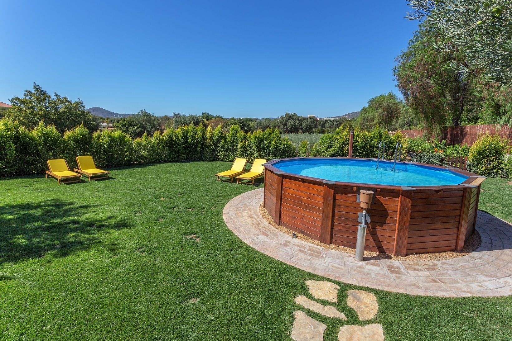 piscine en bois